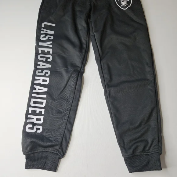 NFL Raiders Black Joggers size: Youth 14-16 - Picture 3 of 7